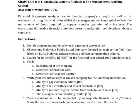 Bursa malaysia berhad is an exchange holding company. Financial Statements Analyses Are To Identify Comp ...