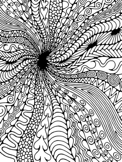 Free Printable Abstract Coloring Pages For Adults Hard Coloring Pages