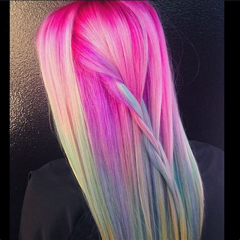 Unicorn Hair Color Trend Colorful Hair Color Trends Teen Vogue