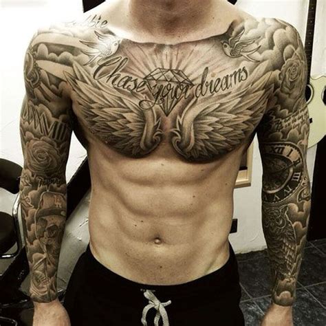 Amazing Chest Tattoo Designs Male Ideas In