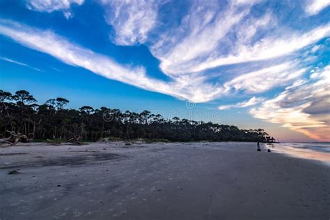 Hunting Island Beach And State Park In South Carolina Stock Photo