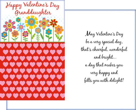Happy Valentines Day Granddaughter Card Thats Cheerful Wonderful And