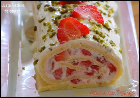 Juste histoire de goûter Roulé aux Fraises à lItalienne