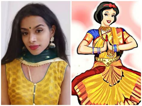 Meet The Artist That Turned Disney Princesses Into Classical Indian