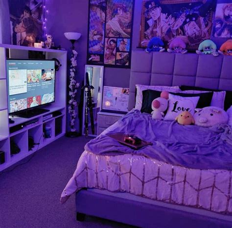Anime Bedroom Ideas Gamer Bedroom Room Design Bedroom Room Ideas Bedroom Bedroom Colors