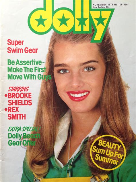 Brooke Shields Covers Dolly November 1979 Fashion Magazine Cover