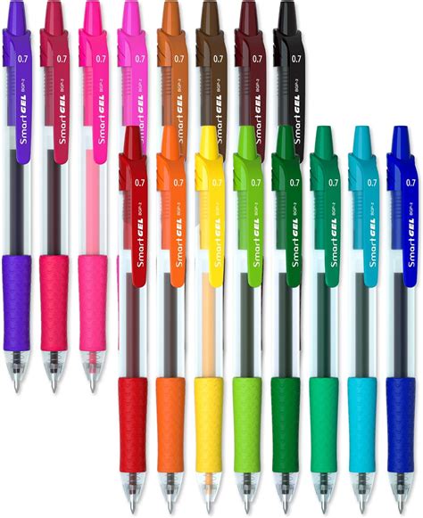 Gel Pens Set 16 Colors Medium Point Colored Pens