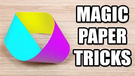 10 Amazing Magic Paper Tricks From Brohacker Youtube