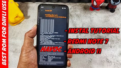 Cara Mudah Instal Dan Pasang Custom Rom Havoc Os V413 Redmi Note 7