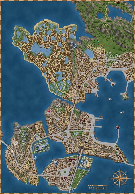 Fantasy Map Fantasy World Map Fantasy City Map