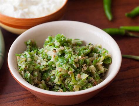 Maharashtrian Green Chilli Thecha Recipe By Archanas Kitchen
