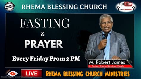 Friday Fasting Prayer 29th May 2020 Rhema Blessing Church Youtube