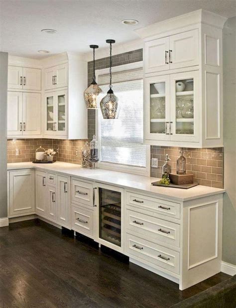 30 Beautiful White Kitchen Design With Wood Floors 23 Autoblog