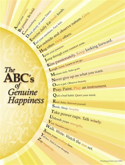 The Abcs Of Genuine Happiness Words Of Wisdom The Tao Of Dana