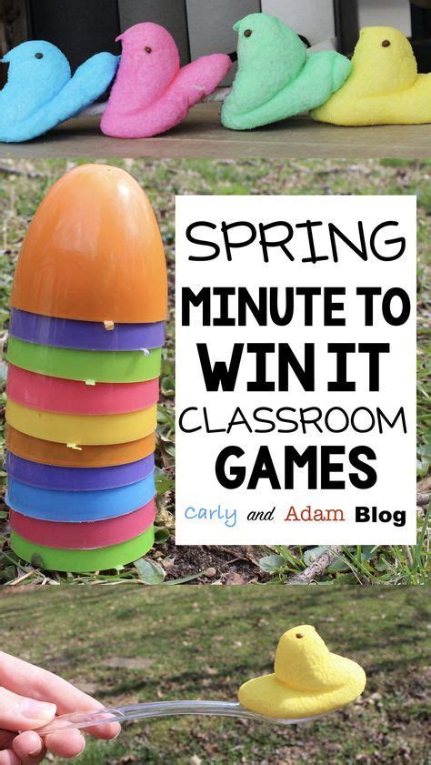 Spring Minute To Win It Games For The Classroom Games For Kids