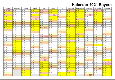 Unsere kalender sind lizenzfrei, und können direkt heruntergeladen und ausgedruckt werden. 2021 Sommerferien Bayern Excel Word | Schulferien Kalender