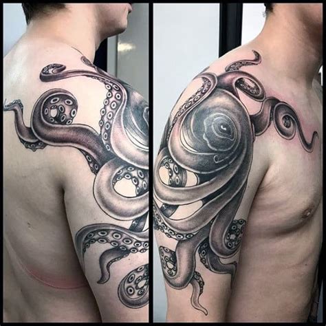 Shoulder tattoos allow you to experiment and be more. 60 Octopus Arm Tattoo Designs For Men - Cool Ink Ideas