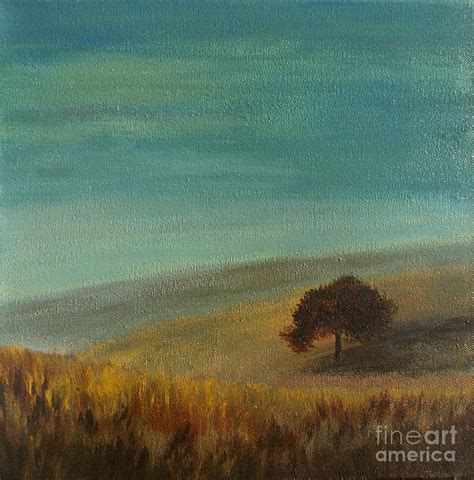 Lone Tree Painting By Julie Cranfill Fine Art America
