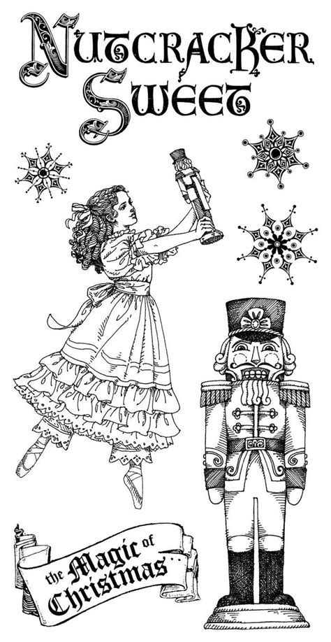 Steampunk nutcracker design uth7083 from urbanthreads com. Nutcracker Clara Coloring Pages | Christmas coloring pages ...