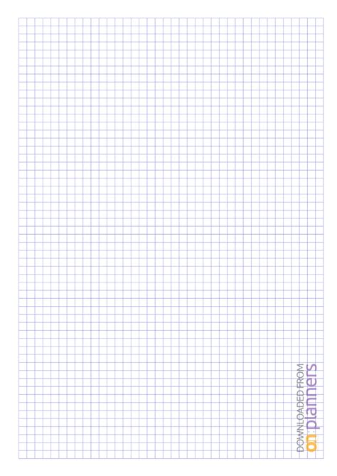 Printable Graph Paper Template With 5 Mm Square Choose Page Size And