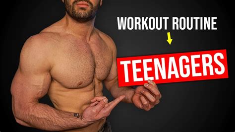 Teenager Workout Routine To Build Muscle Fast Results Fit Towns