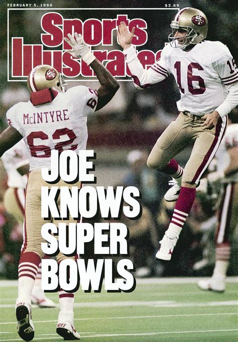 San Francisco 49ers Qb Joe Montana Super Bowl Xxiv Sports Illustrated