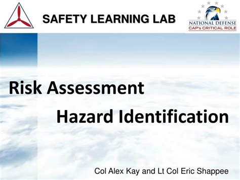 Ppt Risk Assessment Hazard Identification Powerpoint Presentation