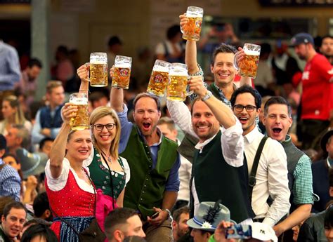 An Overcrowded Oktoberfest Opens In Munich Germany