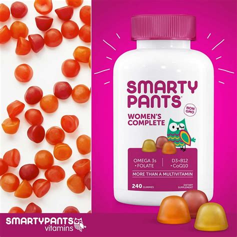 Smartypants Womens Complete Multivitamin 240 Adult Gummies Walmart