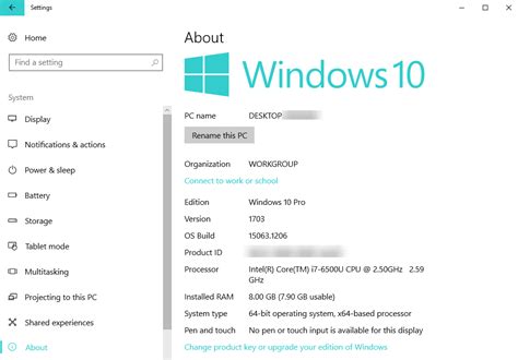 How To See Pc Information In Windows 10 81
