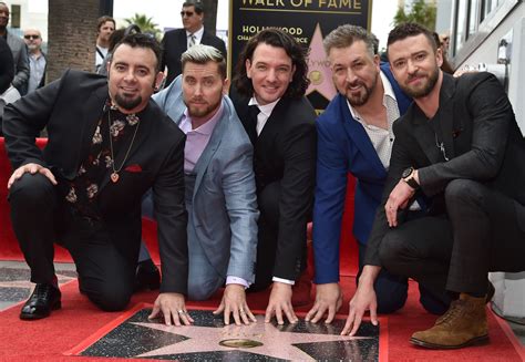 Nsync S Official Star On Hollywood S Walk Of Fame