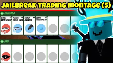 Jailbreak Trading Montage Roblox 5 Youtube
