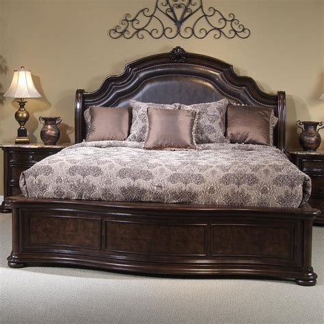 King Size Bed With Leather Headboard Odditieszone