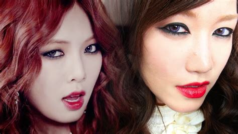 Hyuna 4 Minute Volume Up Makeup Vampy Look Youtube