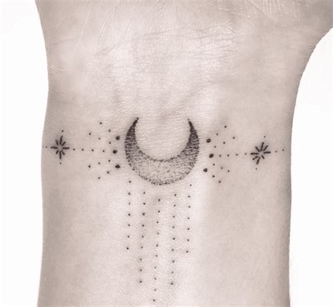 Geometric Moon Tattoos Geometric Geometric Tattoo Design Modern