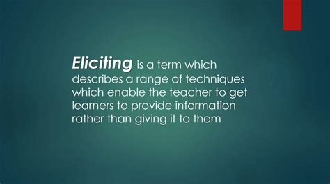 Effective Eliciting Online Presentation