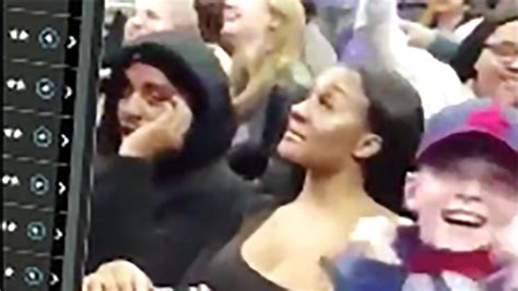 Cheating Man Gets Caught On Camera With Side Chick At Basketball Game