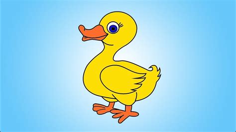 Draw Duck For Kids