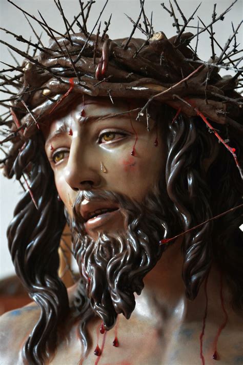 Jesus Crowned With Thorns Jesus Christ Painting Jesus Face