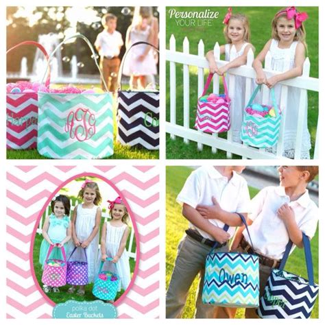 Was $12.99 sale $8.99 & up. Monogrammed Easter Basket by TheVelvetButtercup on Etsy ...