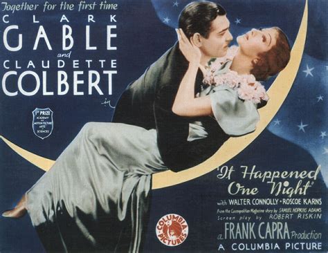 It Happened One Night Promotional Poster It Happened One Night