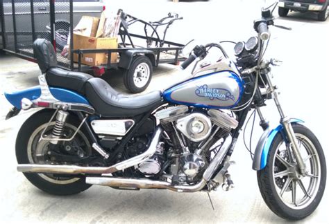I'd love to see pictures of the bike that aren't screen shots from the movie. 1986 HARLEY DAVIDSON FXR FXRS EVO 5 SPEED RUBBER MOUNTED