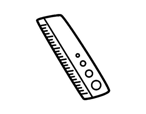 A ruler coloring page - Coloringcrew.com
