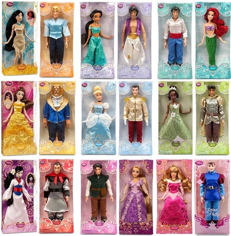 Classic Couples Disney Princess Barbies Barbie And Ken Barbie Sets