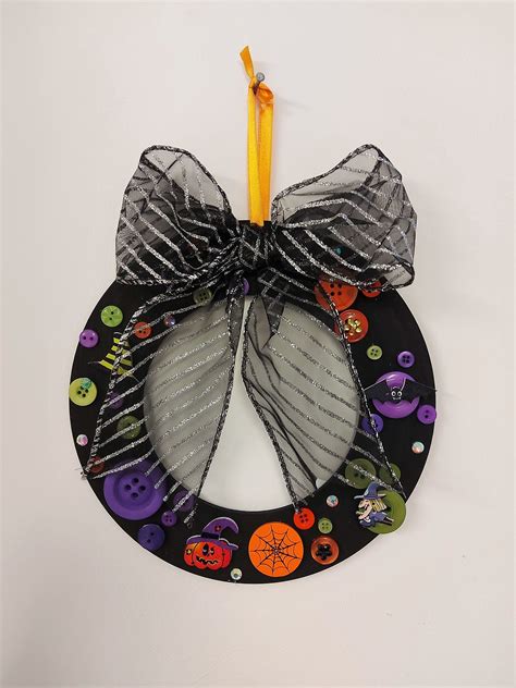 Halloween Wreath Button Craft Kit I Heart Buttons