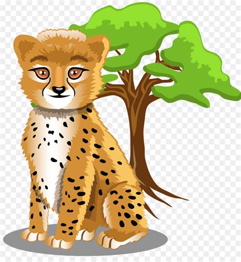 Baby Jungle Animals Cartoon Hippopotamus Animation Cheetah Png