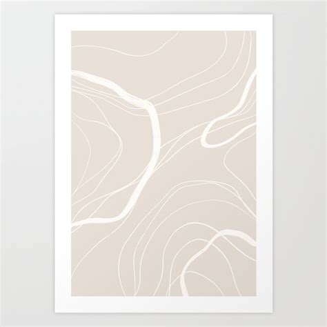 BASIC Topography Neutral Art Print By Cascino Lab Society6