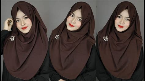 how i wear short chiffon hijab with full chest and back coverage youtube