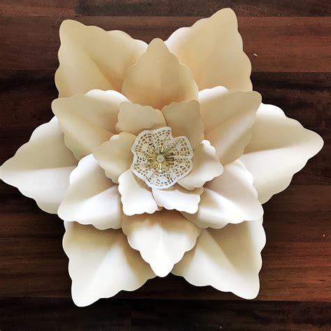 Flower templates are copyrighted & for personal & non profit event use only. PDF Petal 12 Printable Paper Flowers Template Instant ...