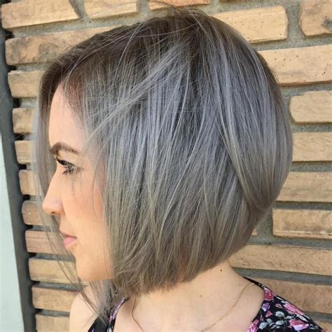 16 Layered Bob Hairstyles For Gray Hair Short Hairstyle Trends